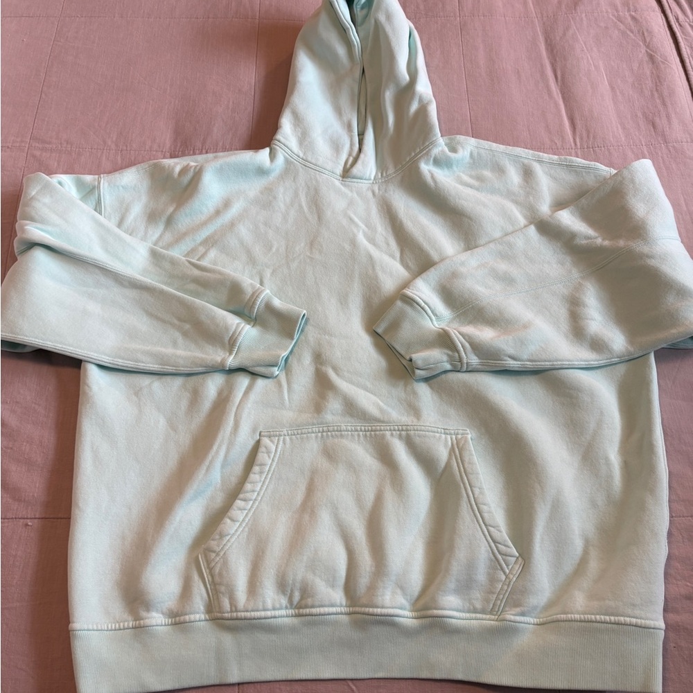 Abercrombie & Fitch A & F Soft Essential Mint Green Hoodie